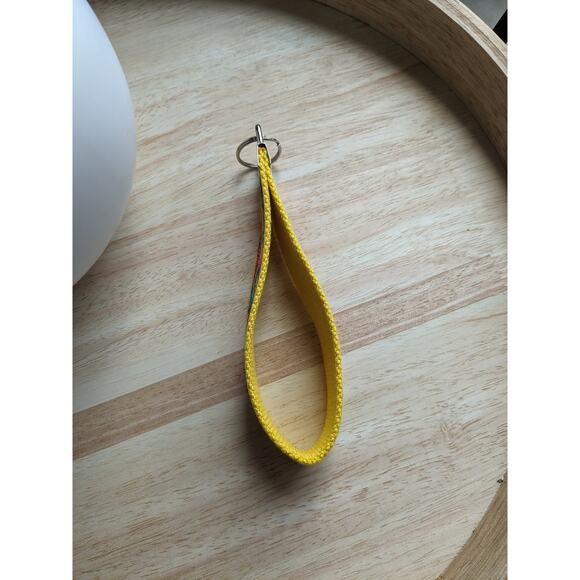 Tie Dye Keychain Wristlet Fabric Key FOB Gift New Drivers Boho Hippie Cheerful - Picture 6 of 7